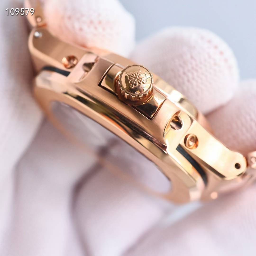 파텍필립 노틸러스 퍼페츄얼 캘린더 18k 도금 브라운 컬러 시계 워치